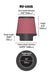 K&N RU-1005 Universal Clamp-On Air Filter - Truck Part Superstore