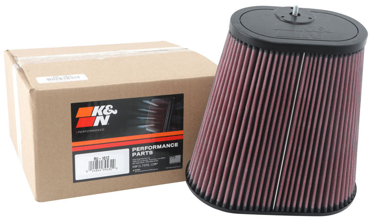 K&N RU-1012 Universal Clamp-On Air Filter - Truck Part Superstore