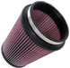 K&N RU-1020 Universal Clamp-On Air Filter - Truck Part Superstore