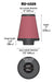 K&N RU-1029 Universal Clamp-On Air Filter - Truck Part Superstore