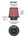 K&N RU-1037 Universal Clamp-On Air Filter - Truck Part Superstore