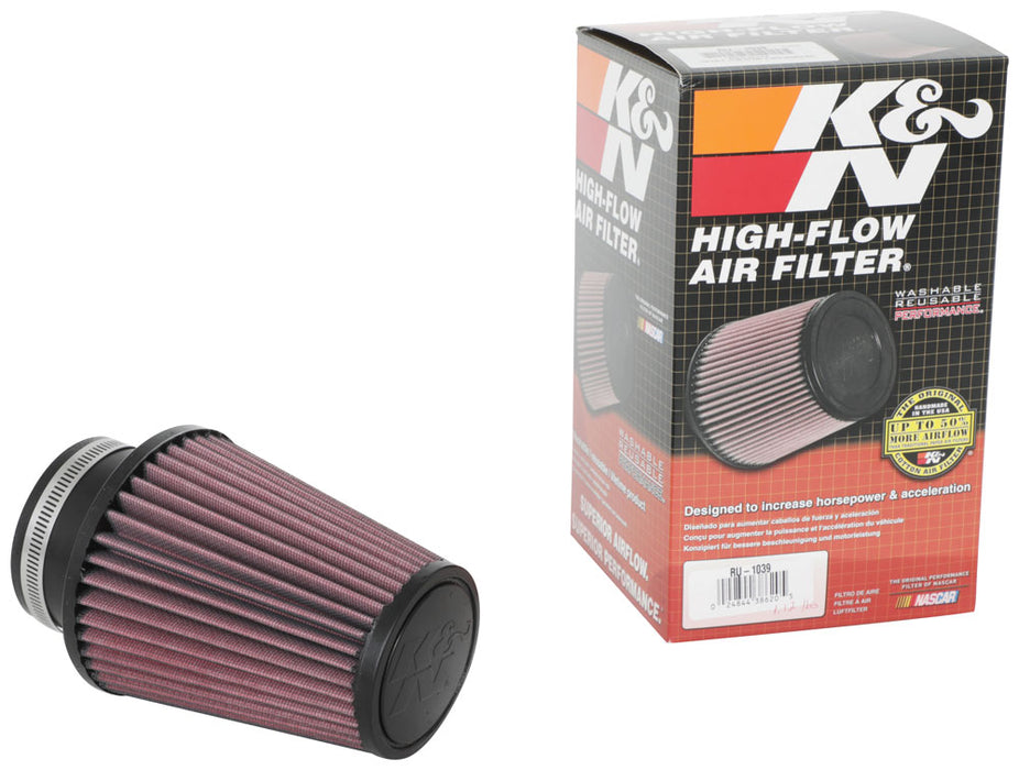 K&N RU-1039 Universal Clamp-On Air Filter - Truck Part Superstore
