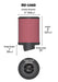 K&N RU-1460 Universal Clamp-On Air Filter - Truck Part Superstore