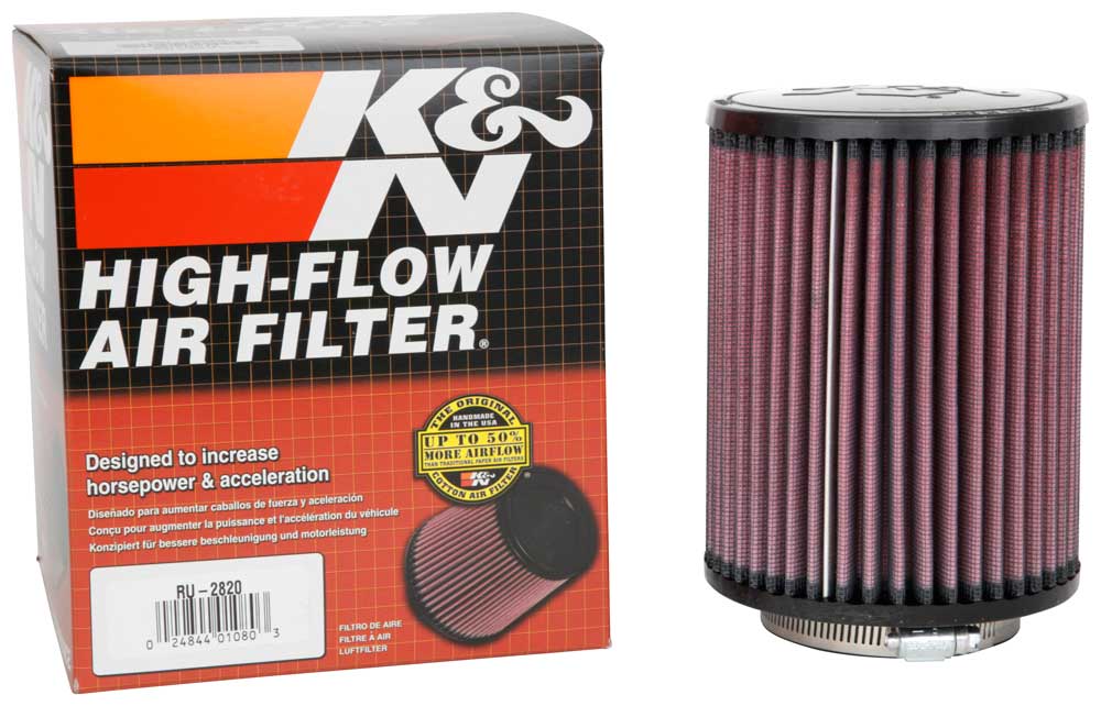 K&N RU-2820 Universal Clamp-On Air Filter - Truck Part Superstore