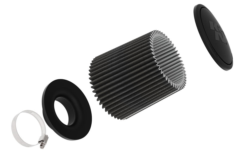 K&N RU-3109HBK Universal Clamp-On Air Filter - Truck Part Superstore