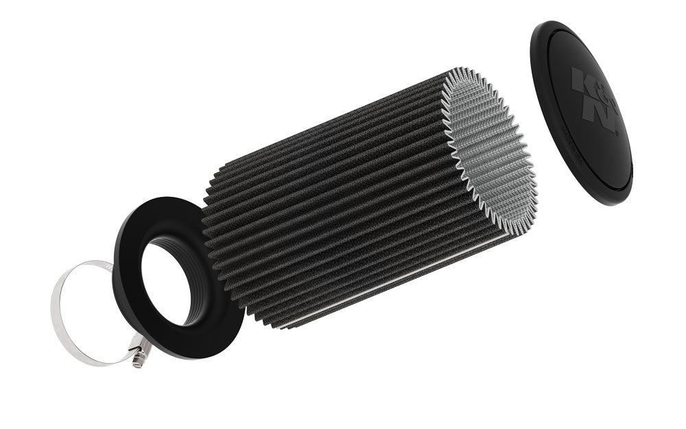 K&N RU-3111HBK Universal Clamp-On Air Filter - Truck Part Superstore