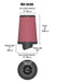 K&N RU-3120 Universal Clamp-On Air Filter - Truck Part Superstore