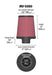 K&N RU-3250 Universal Clamp-On Air Filter - Truck Part Superstore