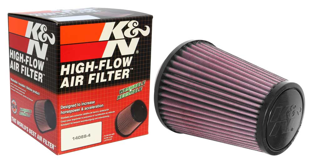 K&N RU-3250 Universal Clamp-On Air Filter - Truck Part Superstore
