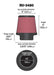 K&N RU-3480 Universal Clamp-On Air Filter - Truck Part Superstore