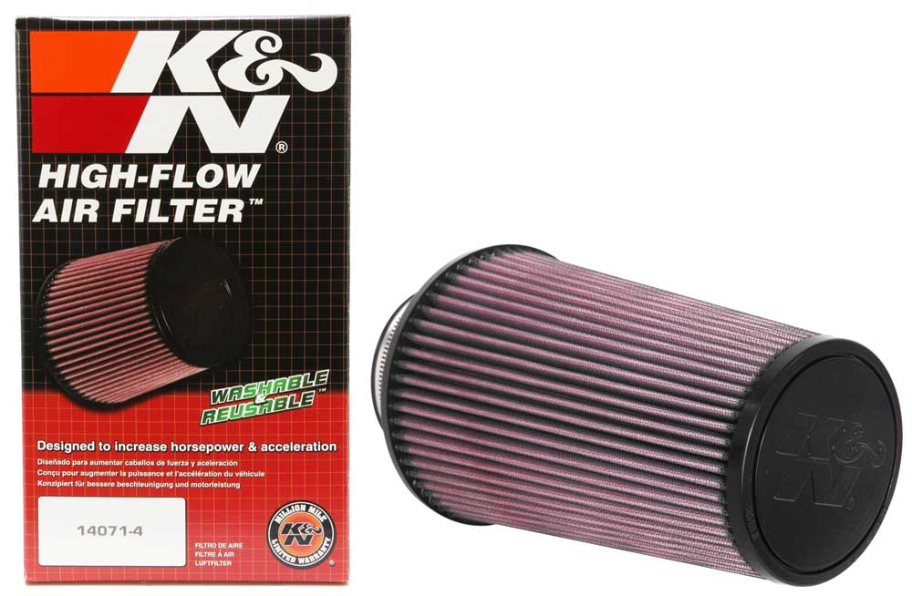 K&N RU-3690 Universal Clamp-On Air Filter - Truck Part Superstore