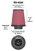 K&N RU-4180 Universal Clamp-On Air Filter - Truck Part Superstore