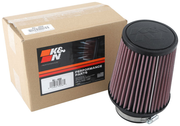K&N RU-4650 Universal Clamp-On Air Filter - Truck Part Superstore