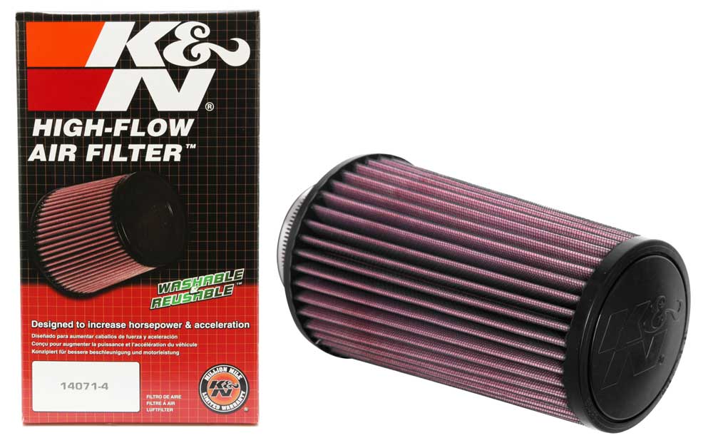 K&N RU-4690 Universal Clamp-On Air Filter - Truck Part Superstore