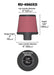 K&N RU-4960XD Universal Clamp-On Air Filter - Truck Part Superstore
