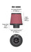 K&N RU-4990 Universal Clamp-On Air Filter - Truck Part Superstore