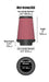 K&N RU-5062XD Universal Clamp-On Air Filter - Truck Part Superstore