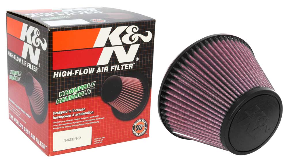 K&N RU-5138 Universal Clamp-On Air Filter - Truck Part Superstore