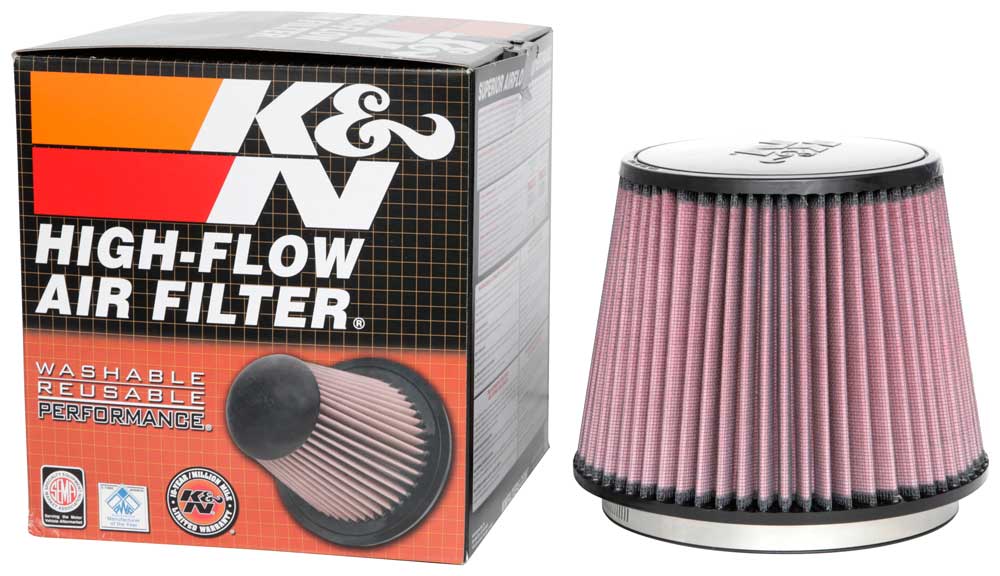 K&N RU-5173 Universal Clamp-On Air Filter - Truck Part Superstore
