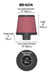 K&N RU-5174 Universal Clamp-On Air Filter - Truck Part Superstore