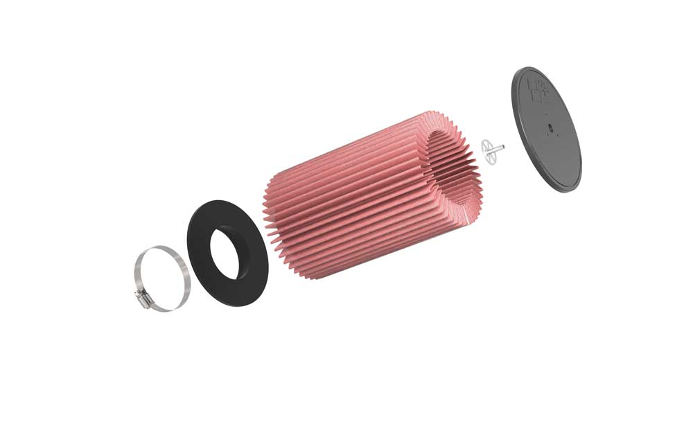 K&N RU-5181 Universal Clamp-On Air Filter - Truck Part Superstore