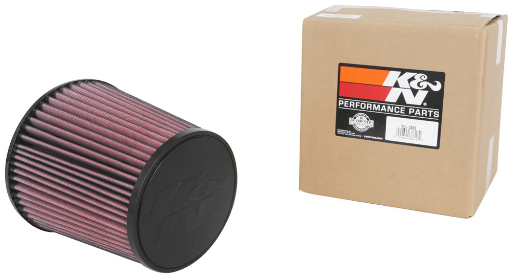 K&N RU-5283 Universal Clamp-On Air Filter - Truck Part Superstore