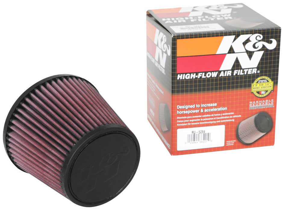 K&N RU-5284 Universal Clamp-On Air Filter - Truck Part Superstore