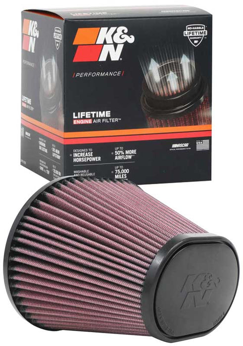 K&N RU-70031 Universal Clamp-On Air Filter - Truck Part Superstore