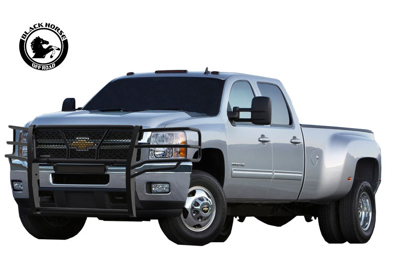 Black Horse Off Road RU-CHSI11-B Rugged Heavy Duty Grille Guard - Truck Part Superstore