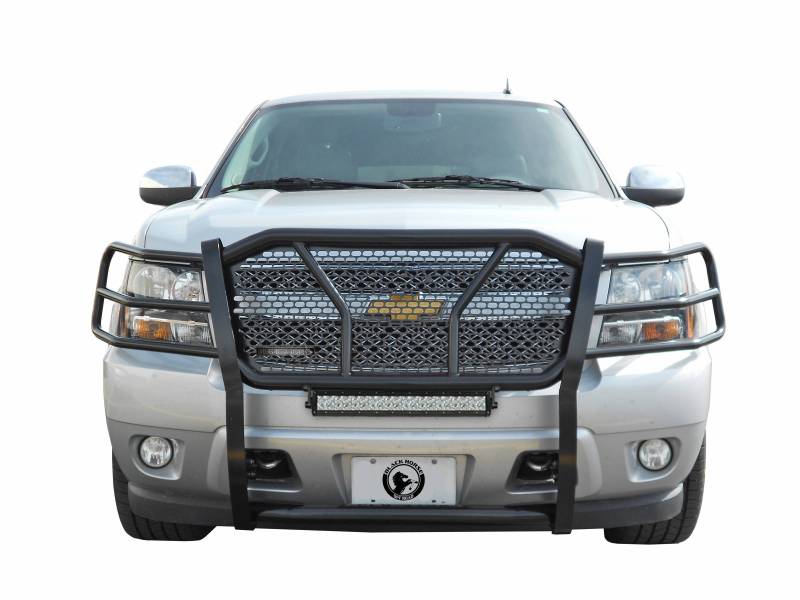 Black Horse Off Road RU-CHSI14-B Rugged Heavy Duty Grille Guard - Truck Part Superstore