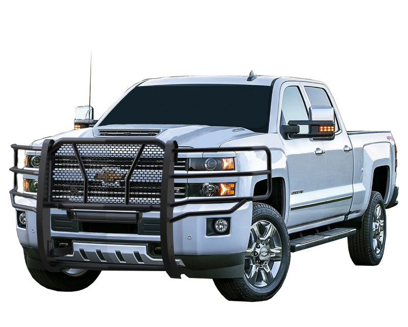 Black Horse Off Road RU-CHSI15-B Rugged Heavy Duty Grille Guard - Truck Part Superstore