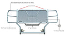 Black Horse Off Road RU-CHSI30-B-KIT Rugged Heavy Duty Grille Guard Kit - Truck Part Superstore