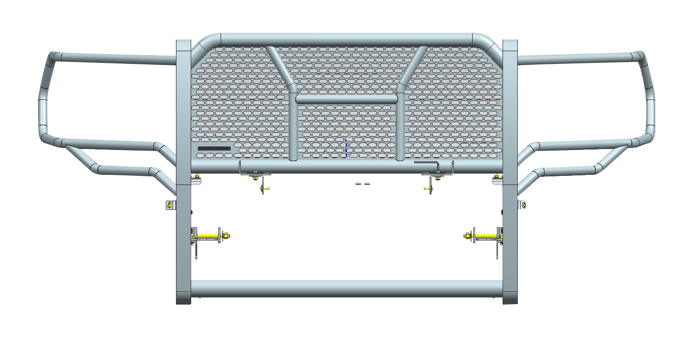 Black Horse Off Road RU-DORA20-B Rugged Heavy Duty Grille Guard - Truck Part Superstore