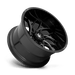 Fuel 1PC D74120008447 D741 20X10 6X5.5 GL-BLK-MIL -18MM - Truck Part Superstore