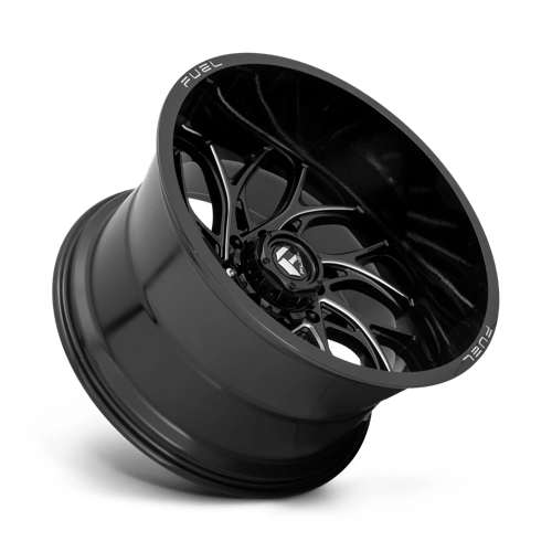 Fuel 1PC D74122208547 D741 22X12 5X5.5 GL-BLK-MIL -44MM - Truck Part Superstore