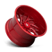 Fuel 1PC D74224208447 D742 24X12 6X5.5 GL-RED-MIL -44MM - Truck Part Superstore
