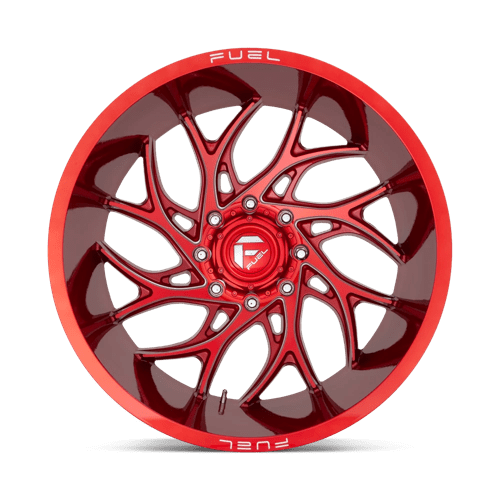 Fuel 1PC D74224208447 D742 24X12 6X5.5 GL-RED-MIL -44MM - Truck Part Superstore