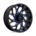 Fuel UTV D7782270A640 D778 22X7 4X137 G-BLK-MILL-BLU 00MM - Truck Part Superstore