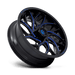 Fuel UTV D7781870A544 D778 18X7 4X156 G-BLK-MILL-BLU 13MM - Truck Part Superstore
