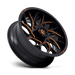 Fuel UTV D7802270A640 D780 22X7 4X137 G-BLK-MILL-OR 00MM - Truck Part Superstore