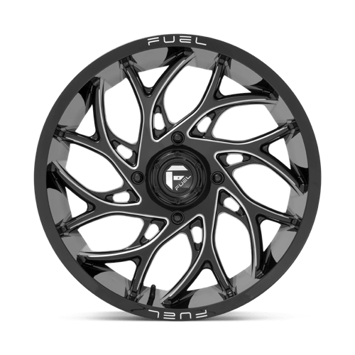 Fuel UTV D7412070A544 D741 20X7 4X156 GL-BLK-MIL 13MM - Truck Part Superstore