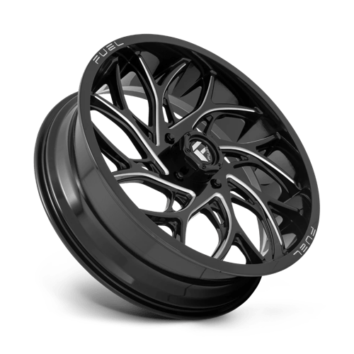 Fuel UTV D7412270A644 D741 22X7 4X137 GL-BLK-MIL 13MM - Truck Part Superstore