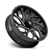 Fuel UTV D7412270A644 D741 22X7 4X137 GL-BLK-MIL 13MM - Truck Part Superstore