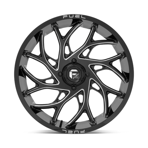Fuel UTV D7412270A644 D741 22X7 4X137 GL-BLK-MIL 13MM - Truck Part Superstore