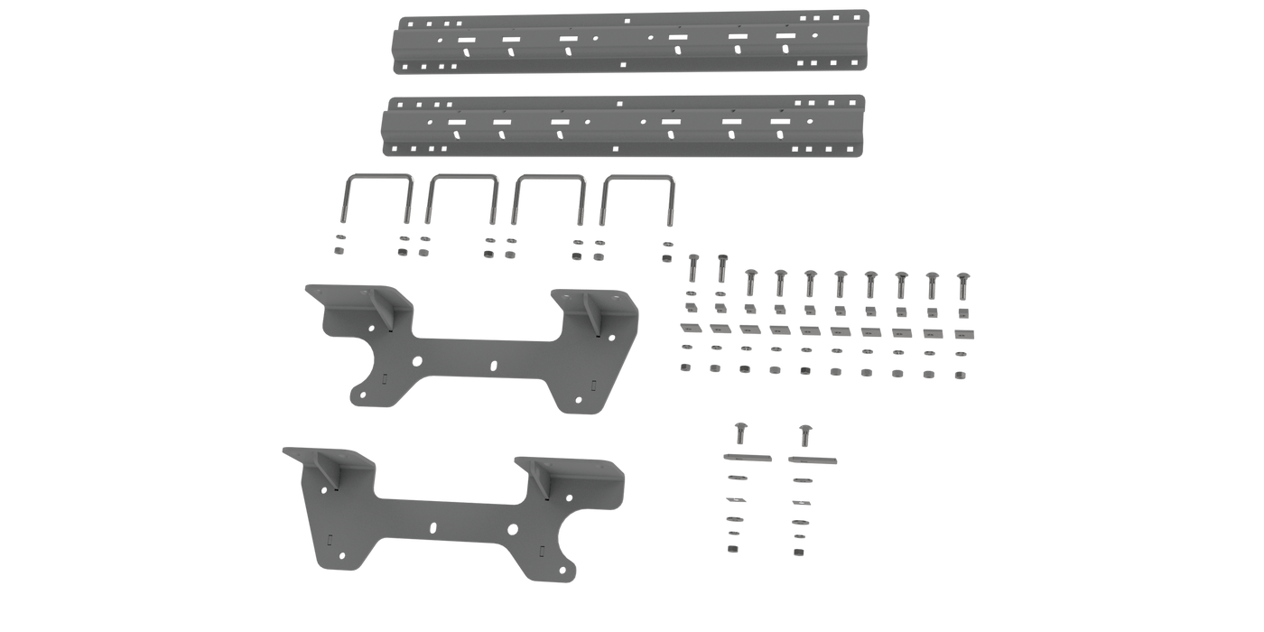 B&W Trailer Hitches RVK2504 Custom Installation Kit For Universal Mounting Rails For Some GM Trucks - Truck Part Superstore