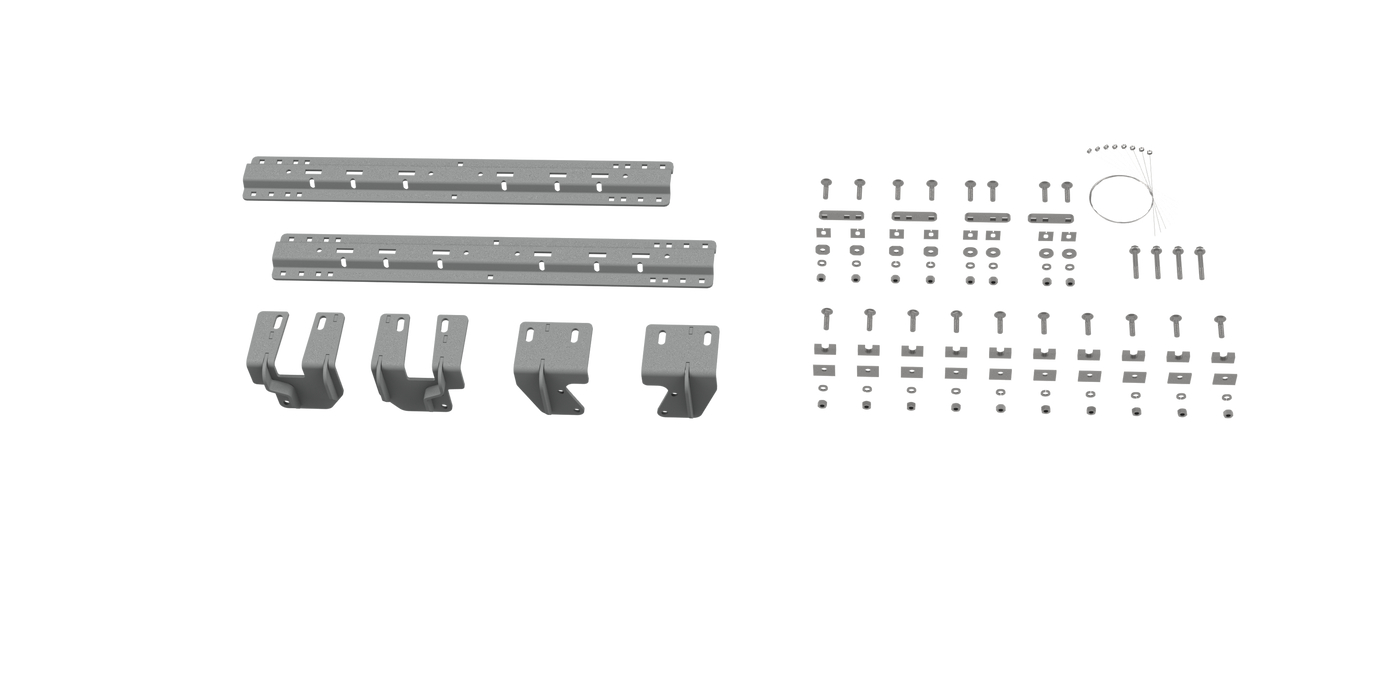 B&W Trailer Hitches RVK2505 Custom Installation Kit For Universal Mounting Rails For Some GM Trucks - Truck Part Superstore