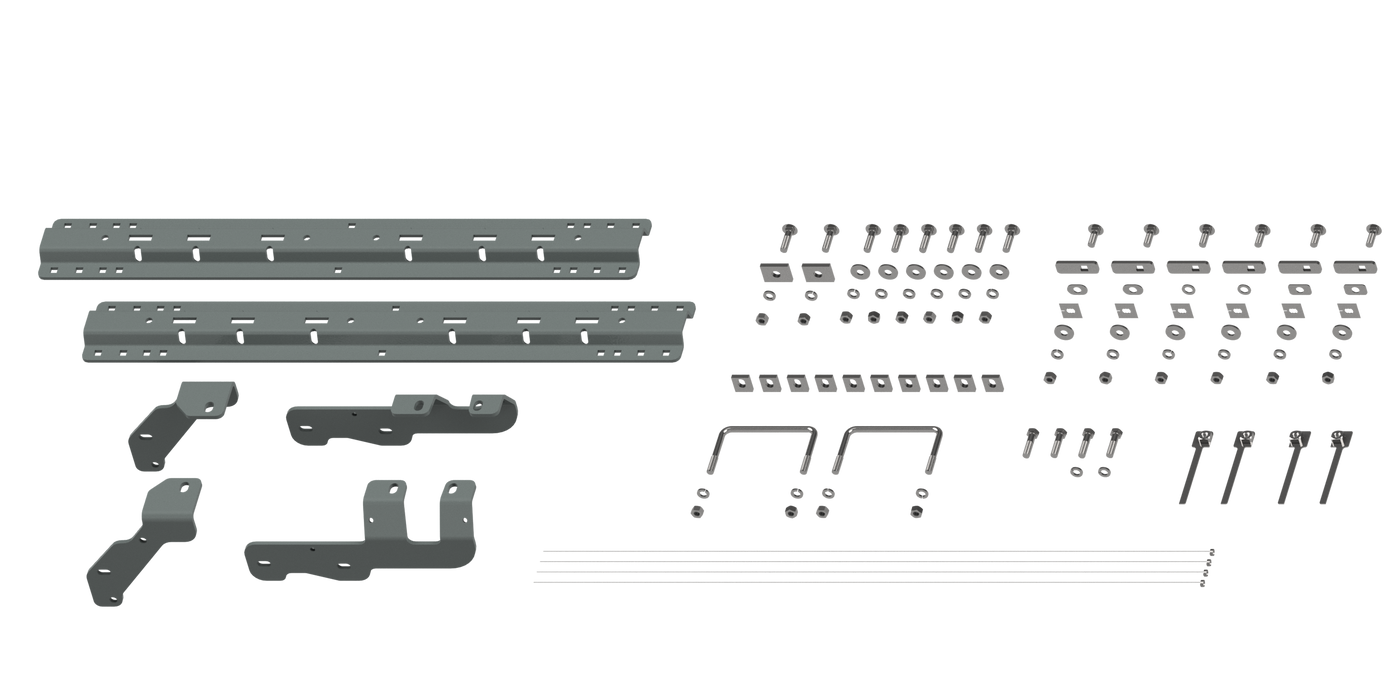 B&W Trailer Hitches RVK2604 Custom Installation Kit For Universal Mounting Rails For Some RAM Trucks - Truck Part Superstore