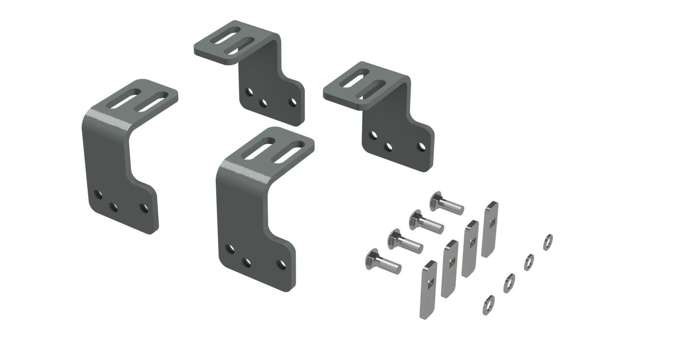 B&W Trailer Hitches RVR3201 Custom Installation Kit For Universal Mounting Rails For Some Ford F150 Trucks - Truck Part Superstore