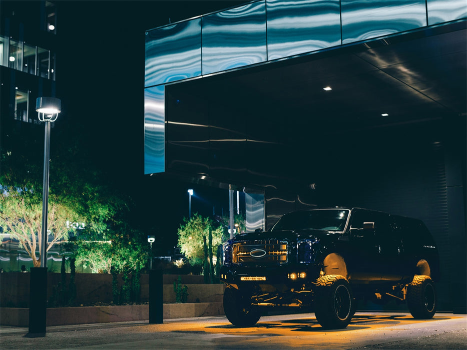 Rigid Industries 20204 LED Pod with Amber Backlight Radiance RIGID Industries - Truck Part Superstore