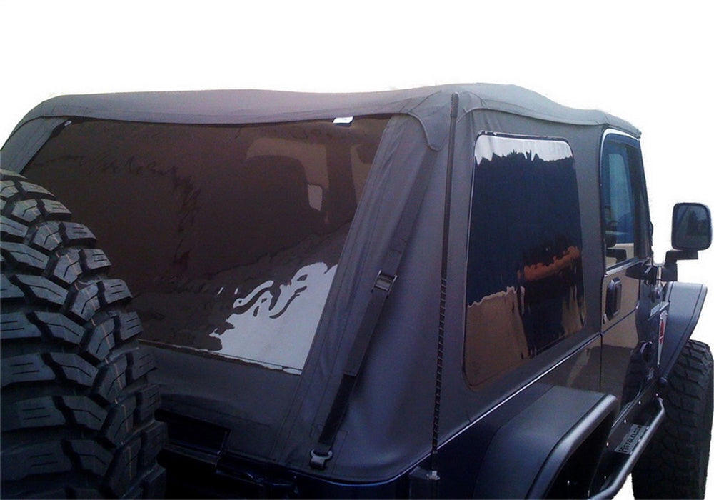 Rampage 106635 Frameless Trail Top Complete; Black Diamond; Vinyl; - Truck Part Superstore
